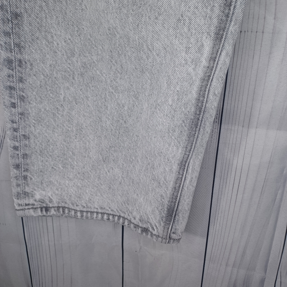 American Eagle 90's straight high-rise distressed baggy grunge streetwear jeans - Picture 6 of 15